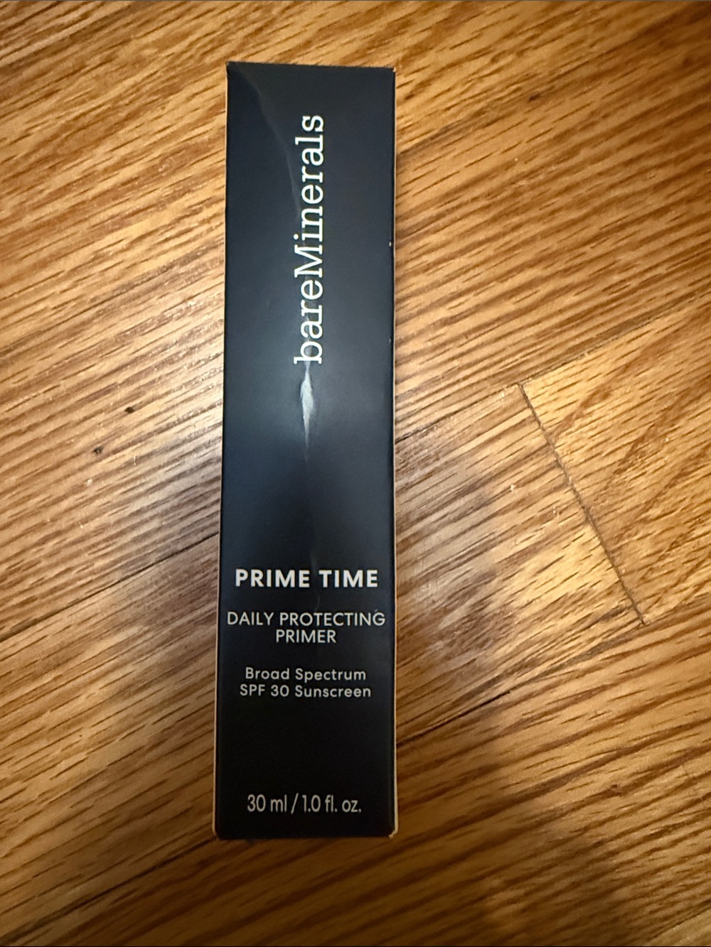bareMinerals Prime Time Daily Protecting Primer - Black Packaging NIB SPF 30